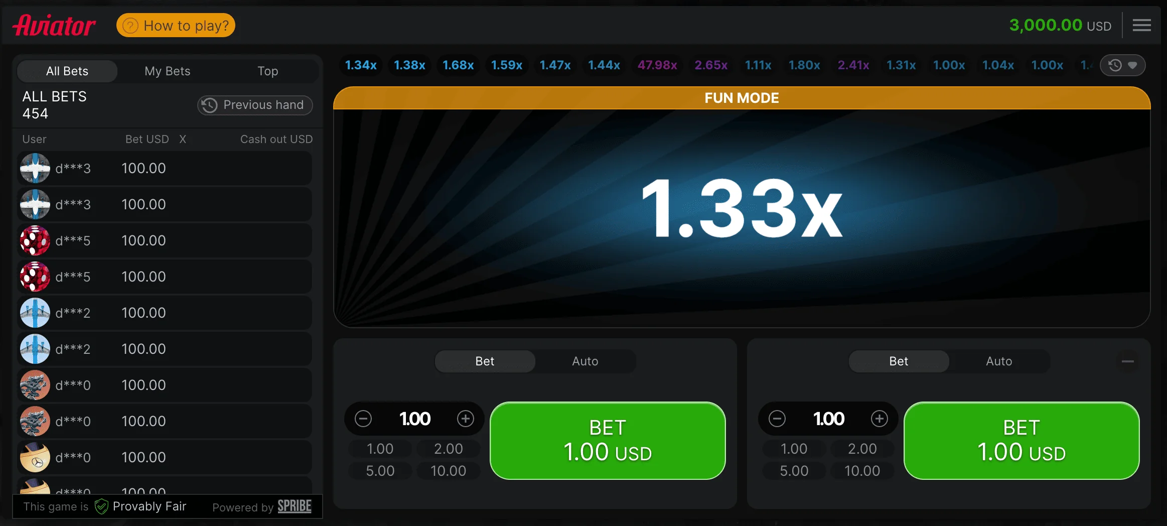 Jouez à Aviator au casino Mojabet